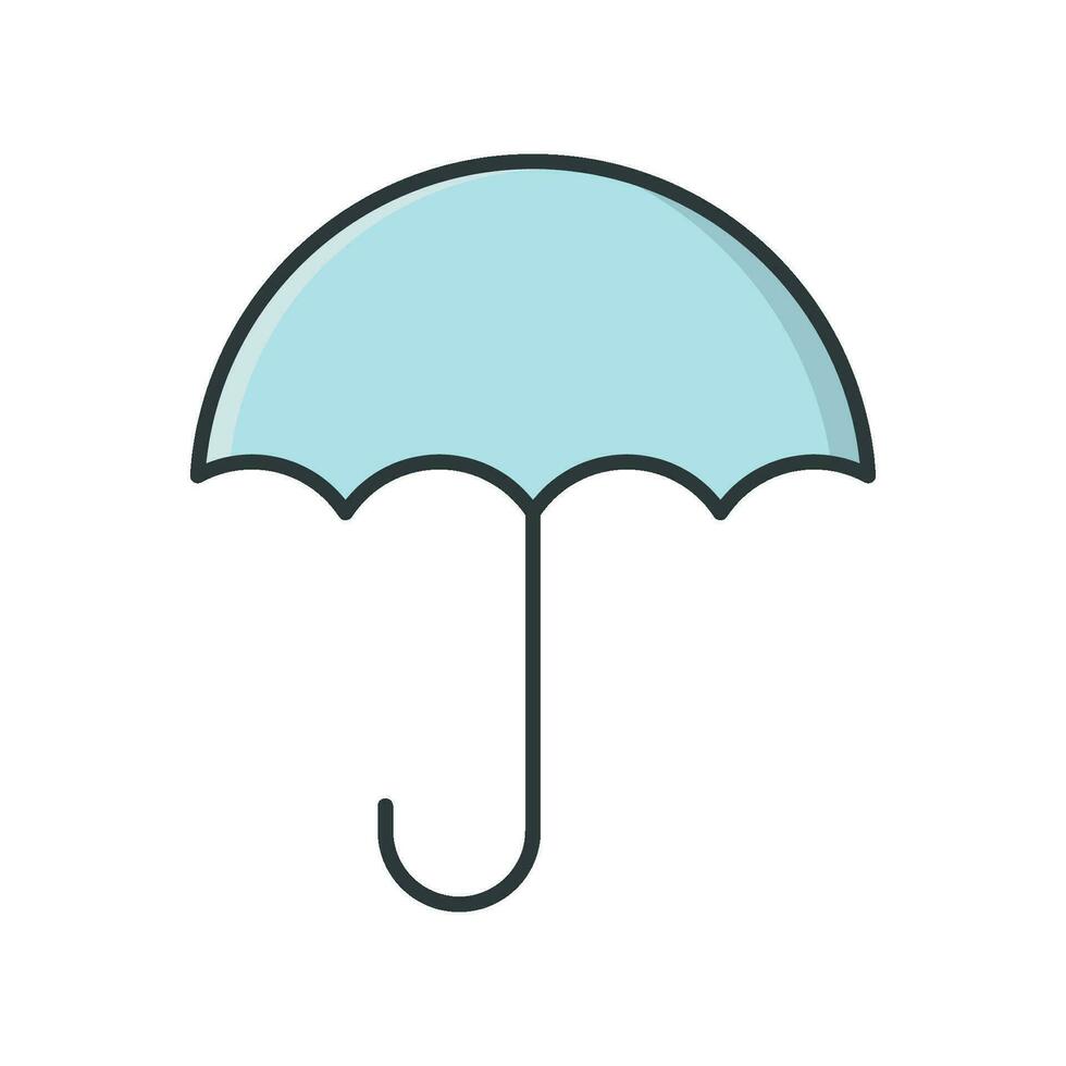 paraguas icono vector diseño plantillas sencillo y moderno concepto