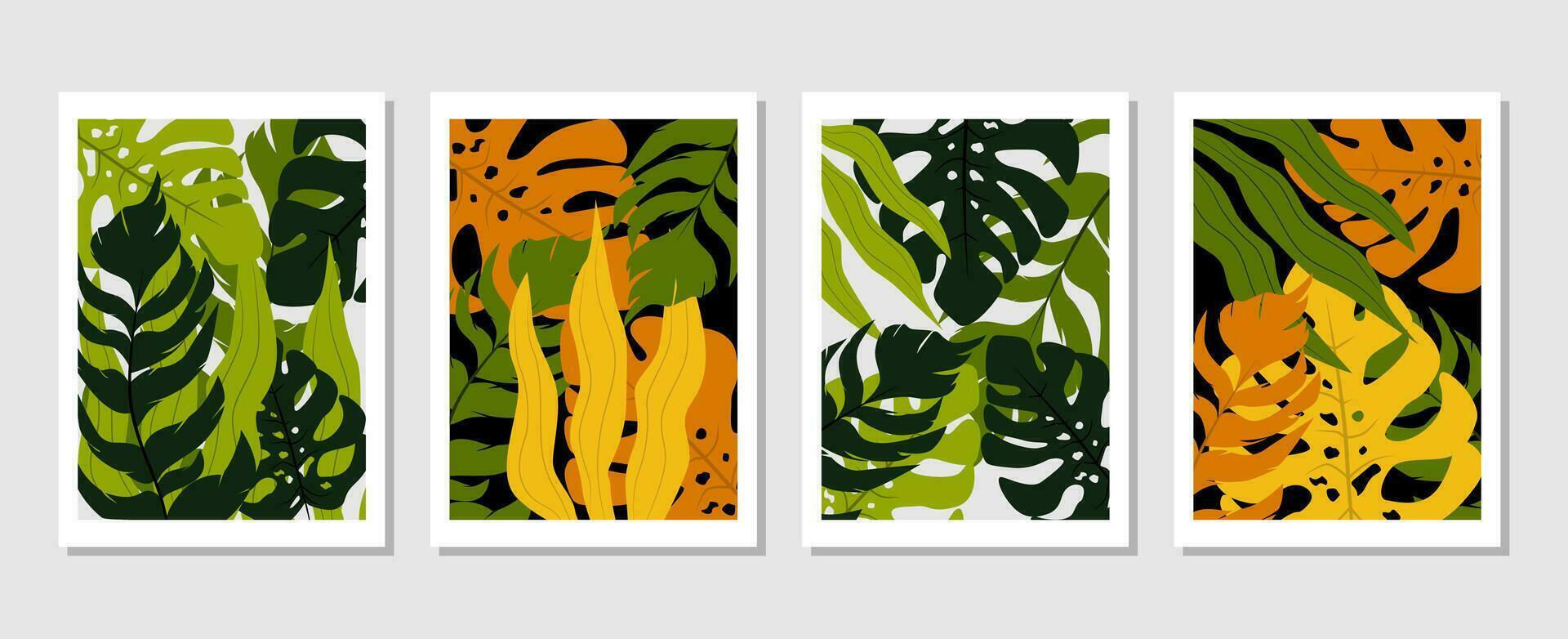 Botanical Harmony. Elegant Vector Illustrations for Organic Design