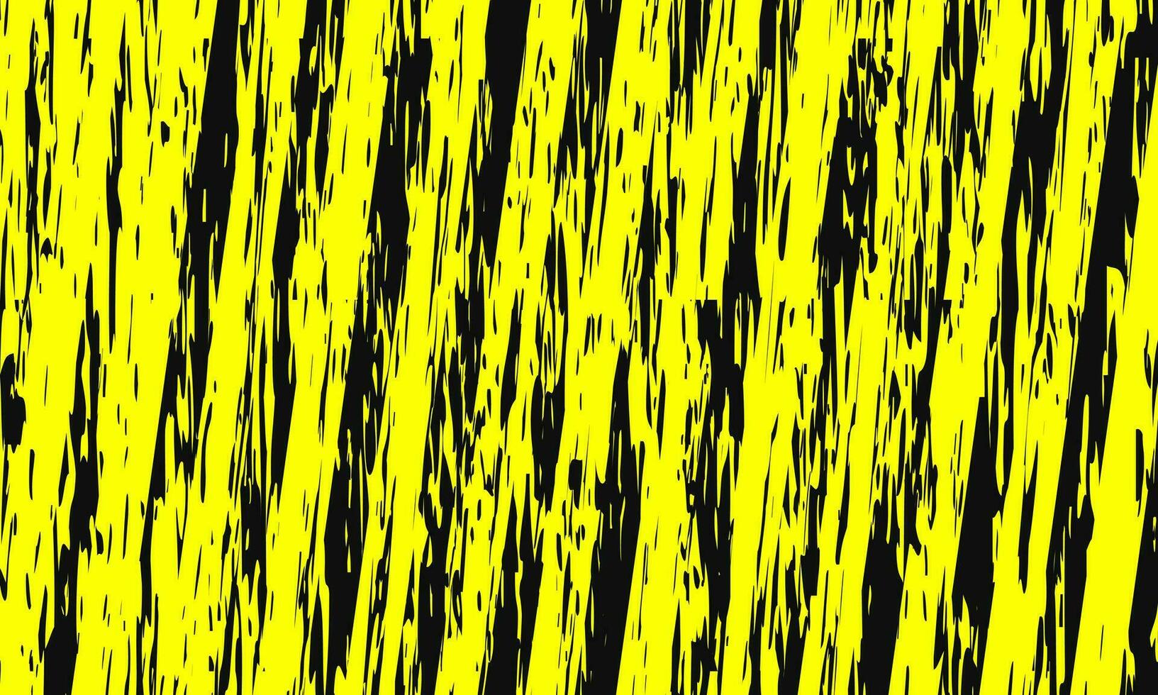 grunge amarillo y negro diagonal rayas. vector