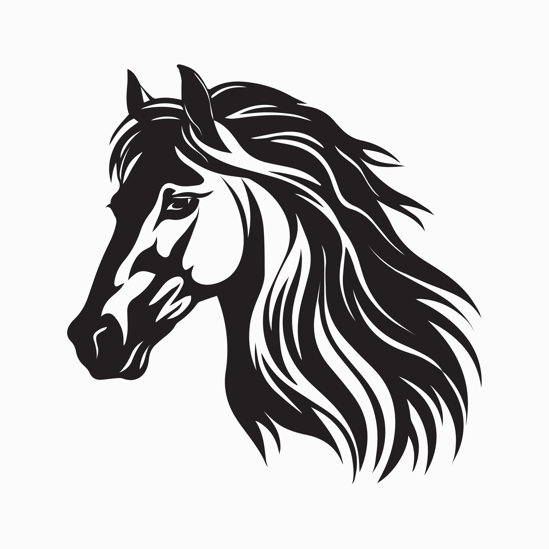 Horse Vector Illustration 34978501 Vector Art At Vecteezy Horse Vector Illustration 34978501 Vector Art At Vecteezy