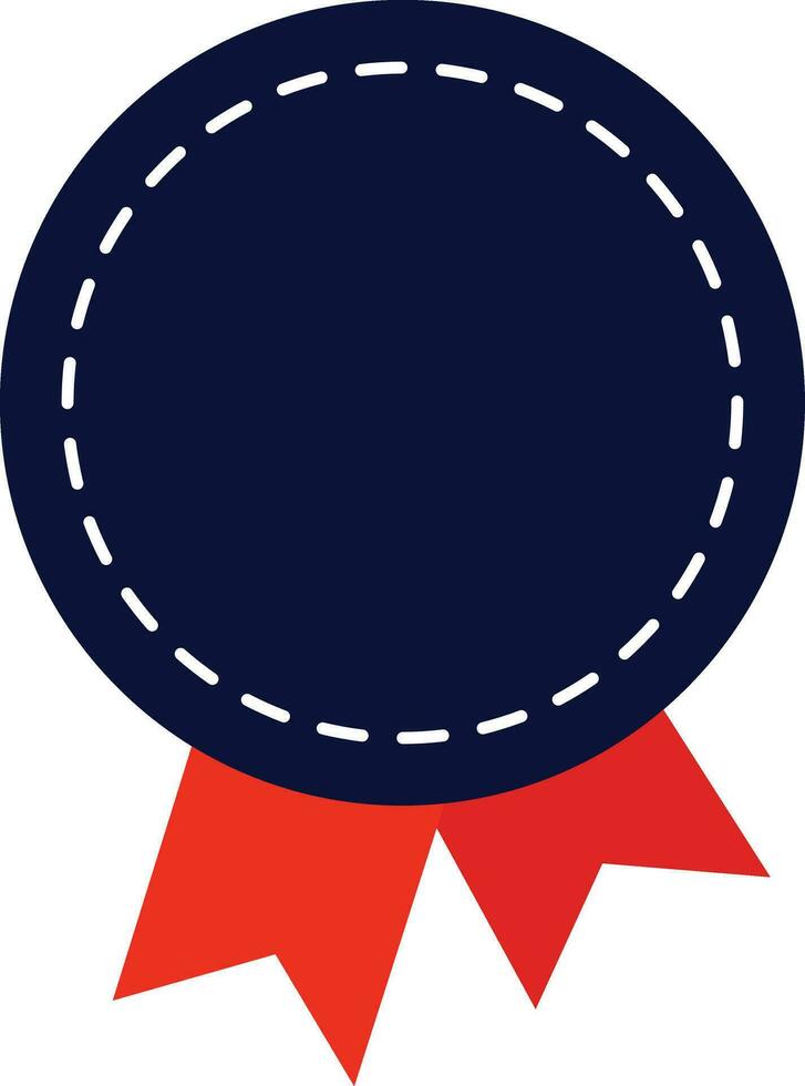 Badge with Ribbon Award Concept vector