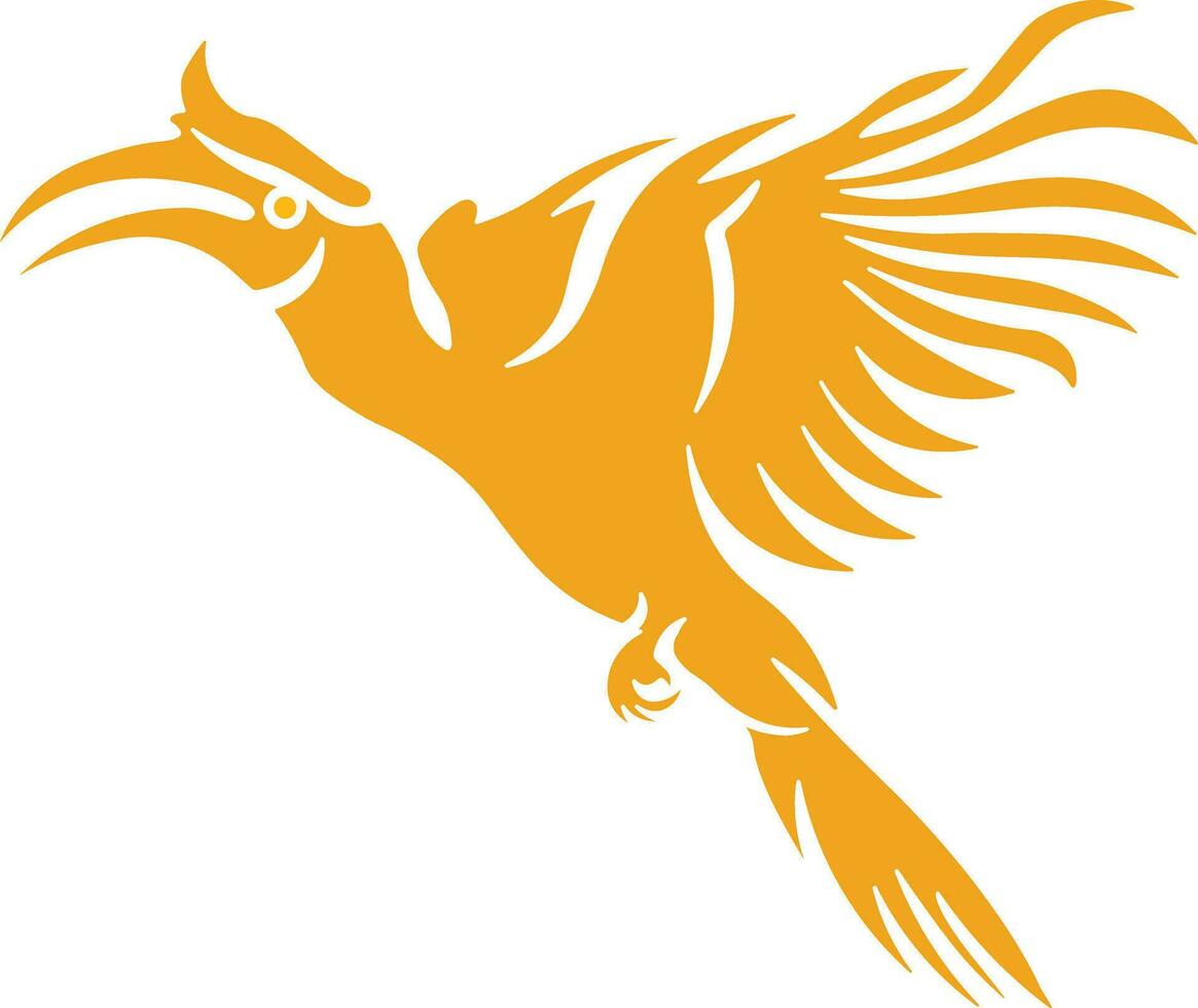 Aesthetic Rhinoceros Hornbill Logo Illustration vector