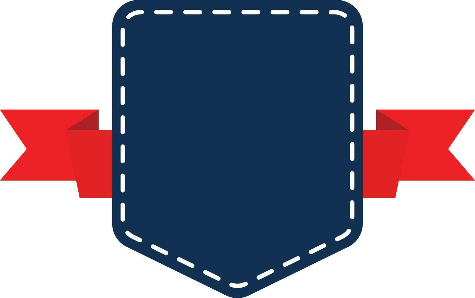 Badge with Ribbon Award Concept vector