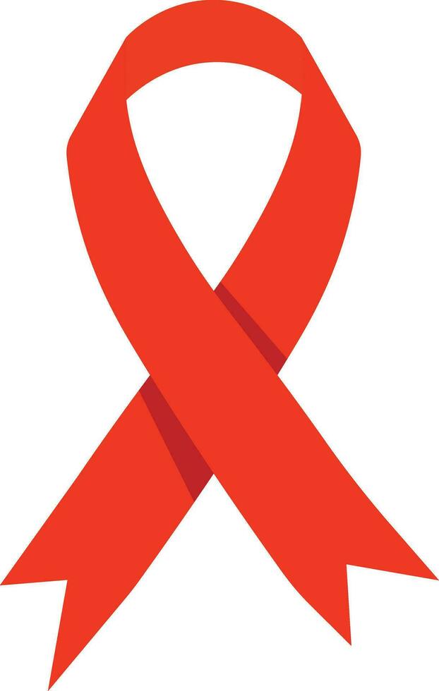 Red Ribbon of AIDS and HIV Campaign vector