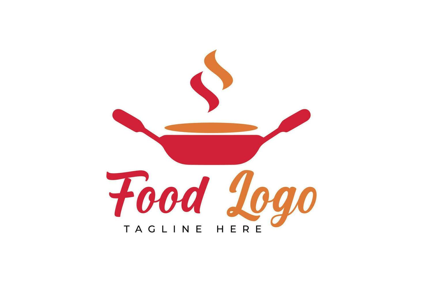 Modern restaurant logo design template. food logo vector