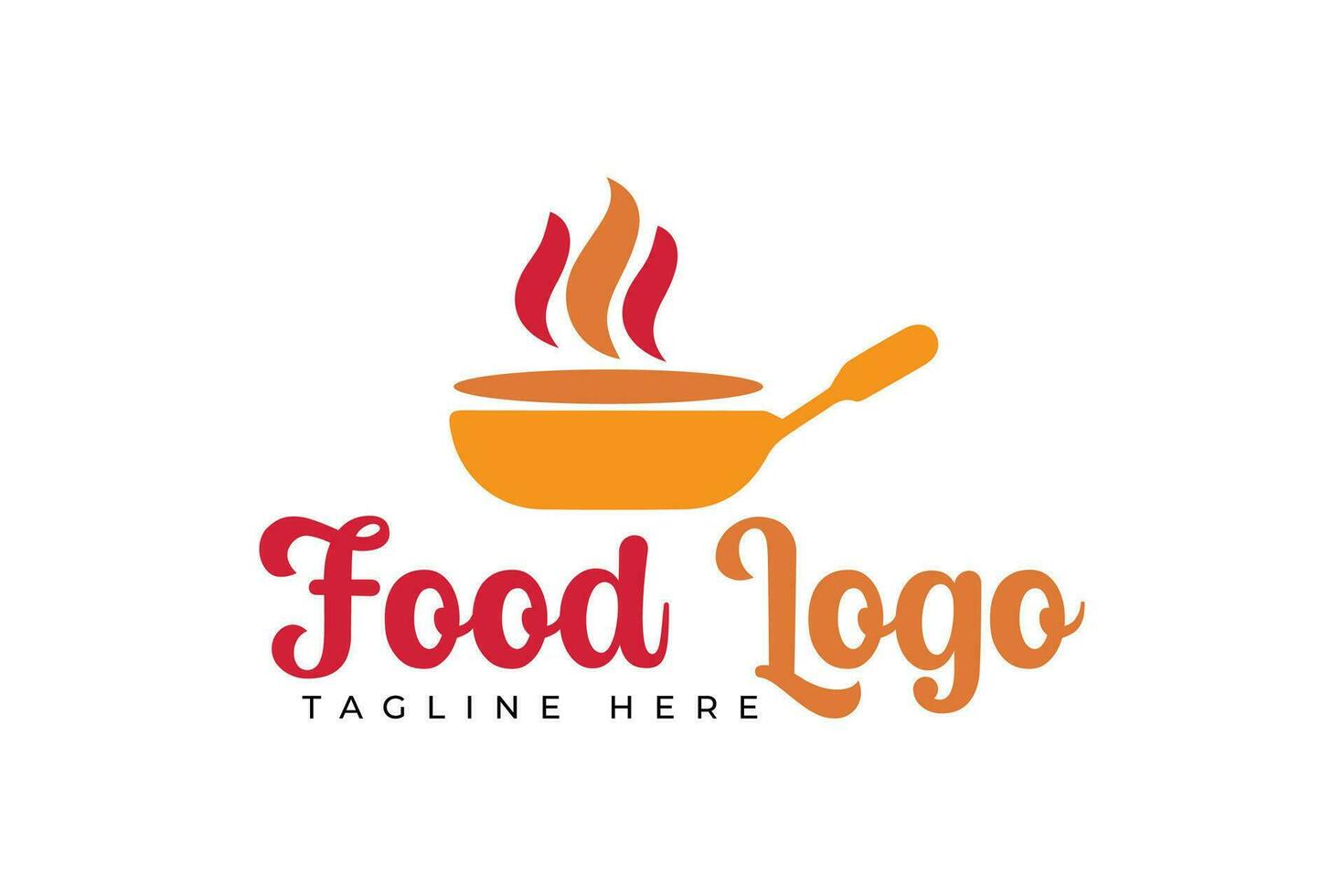 Modern restaurant logo design template. food logo vector