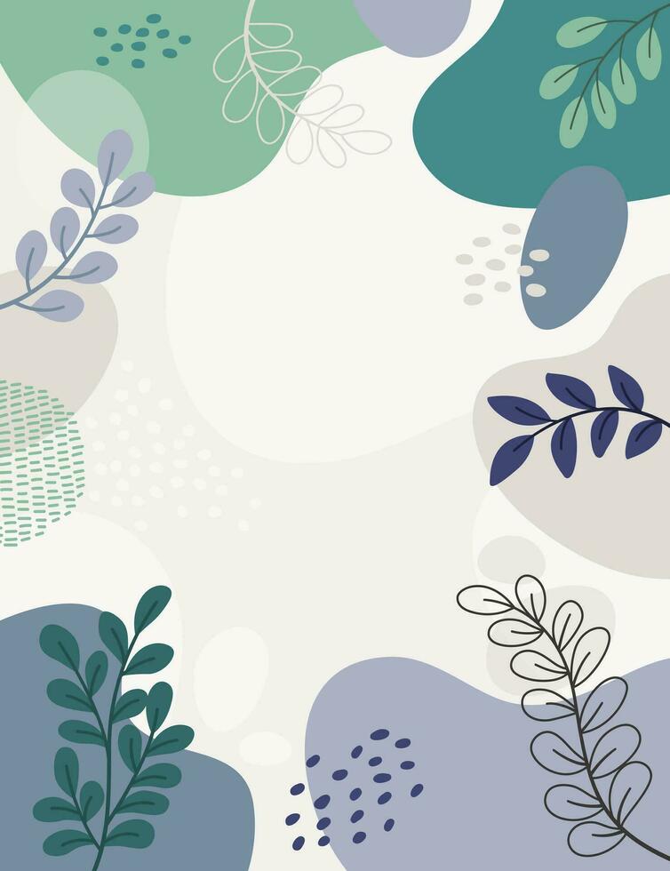 Design banner frame flower Spring background with beautiful. flower background for design. Colorful background with tropical plants. Place for your text. vector