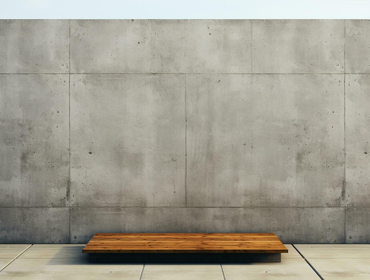 AI generated Luxury modern wall design interior background photo