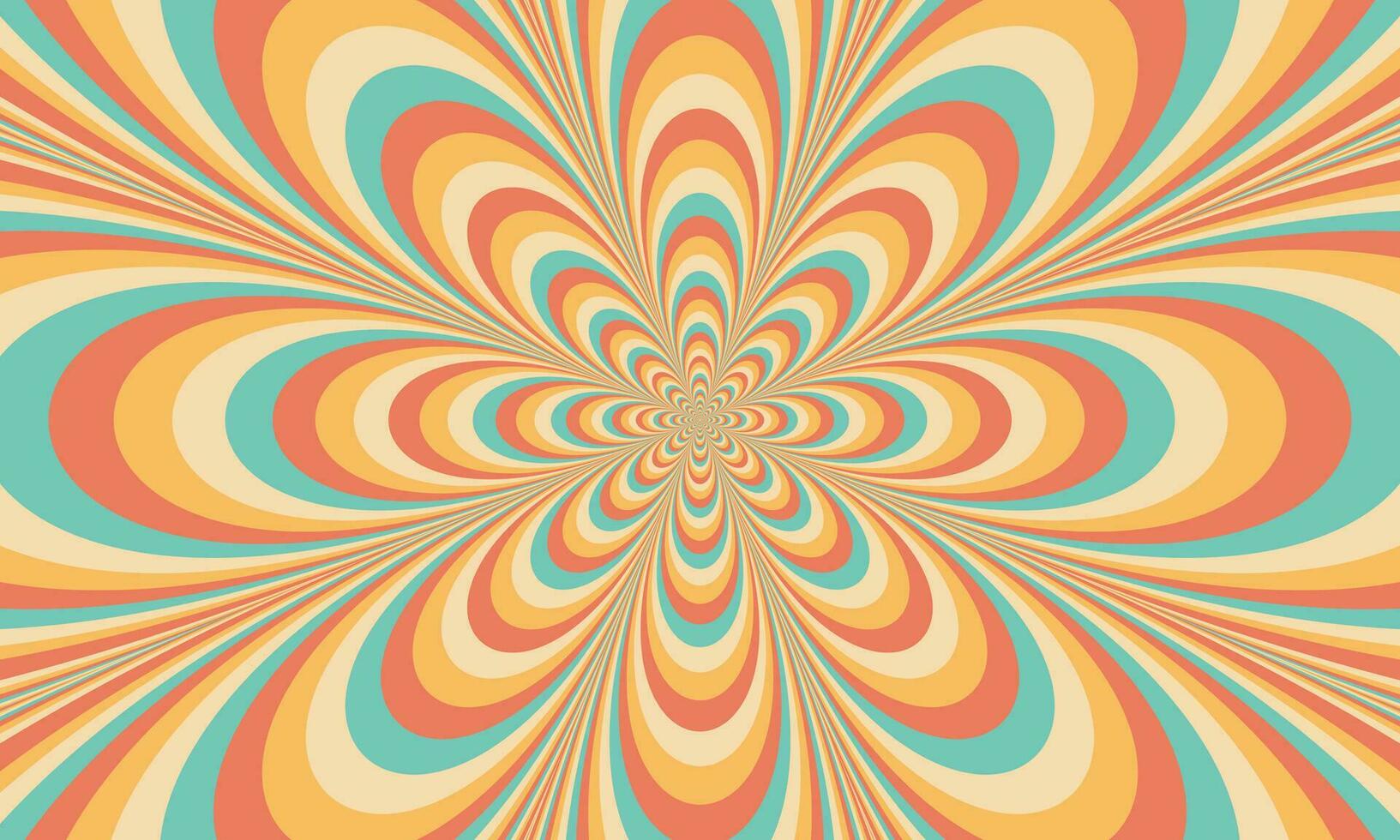 trippy maravilloso infinito flor antecedentes vector