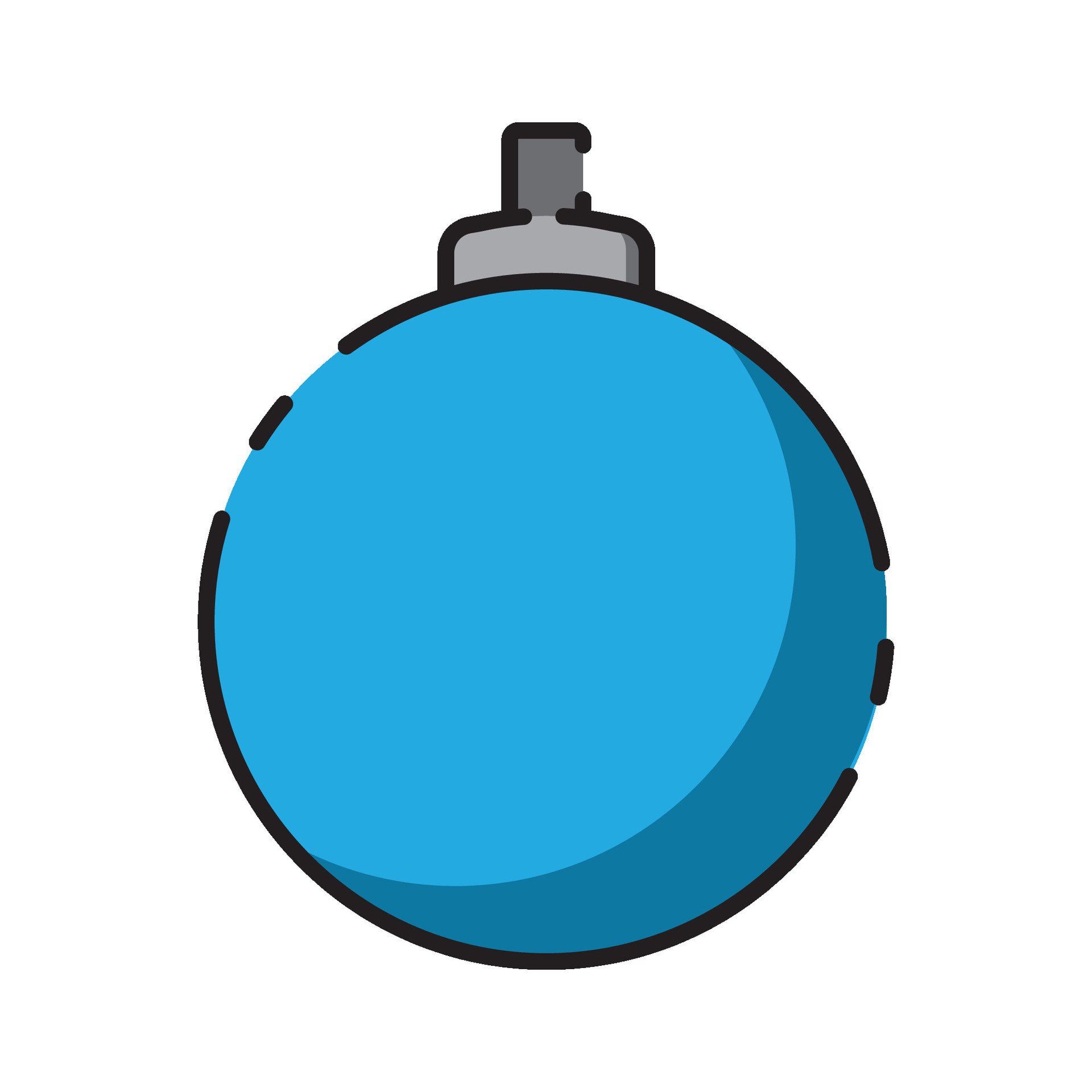 Christmas tree bauble icon vector 34984957 Vector Art at Vecteezy
