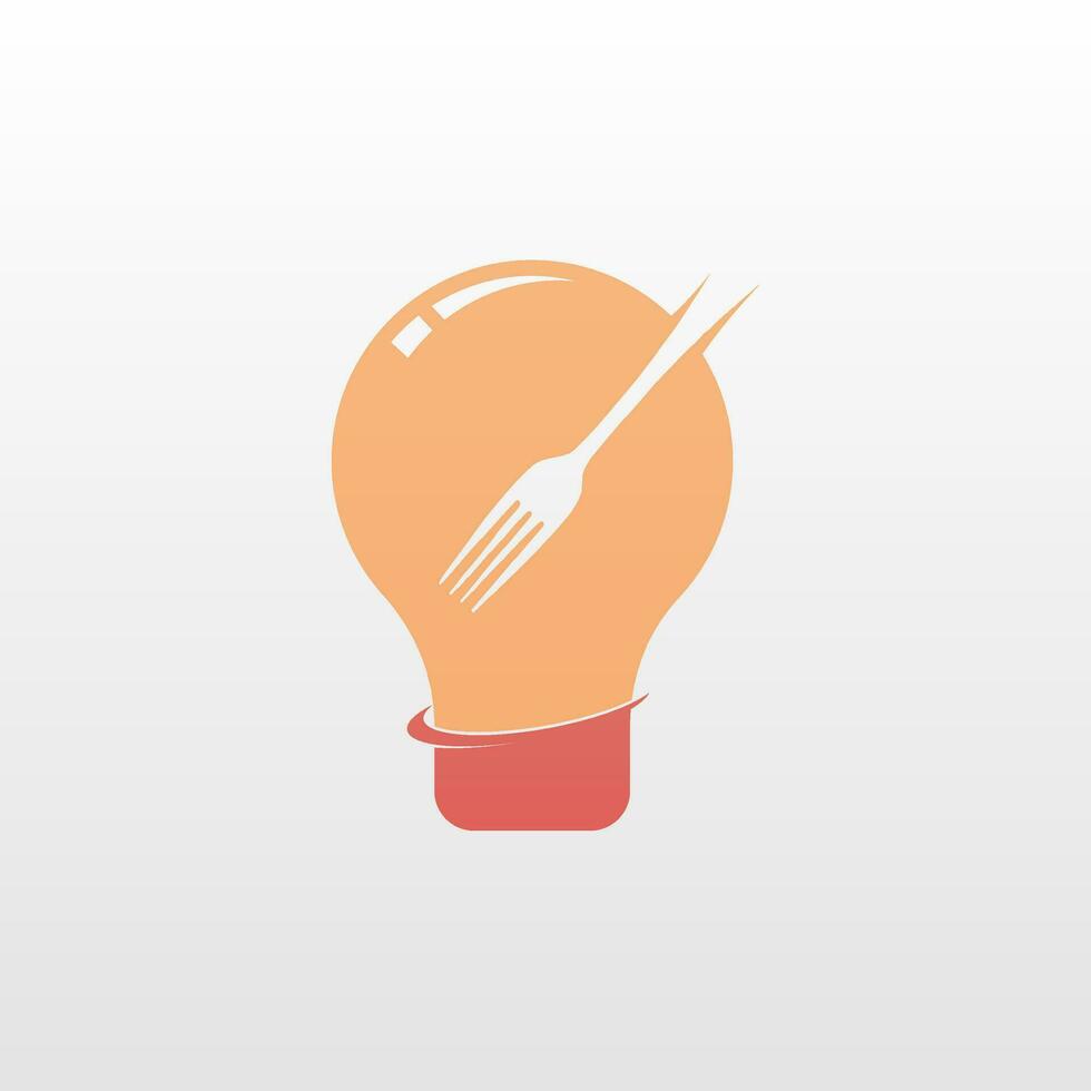 Light bulb logo design template vector