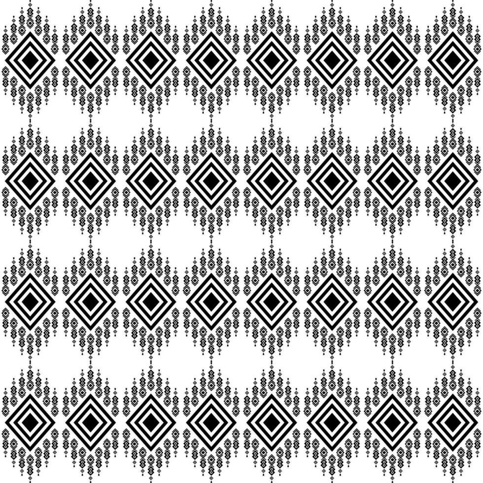 Black and white seamless pattern vector