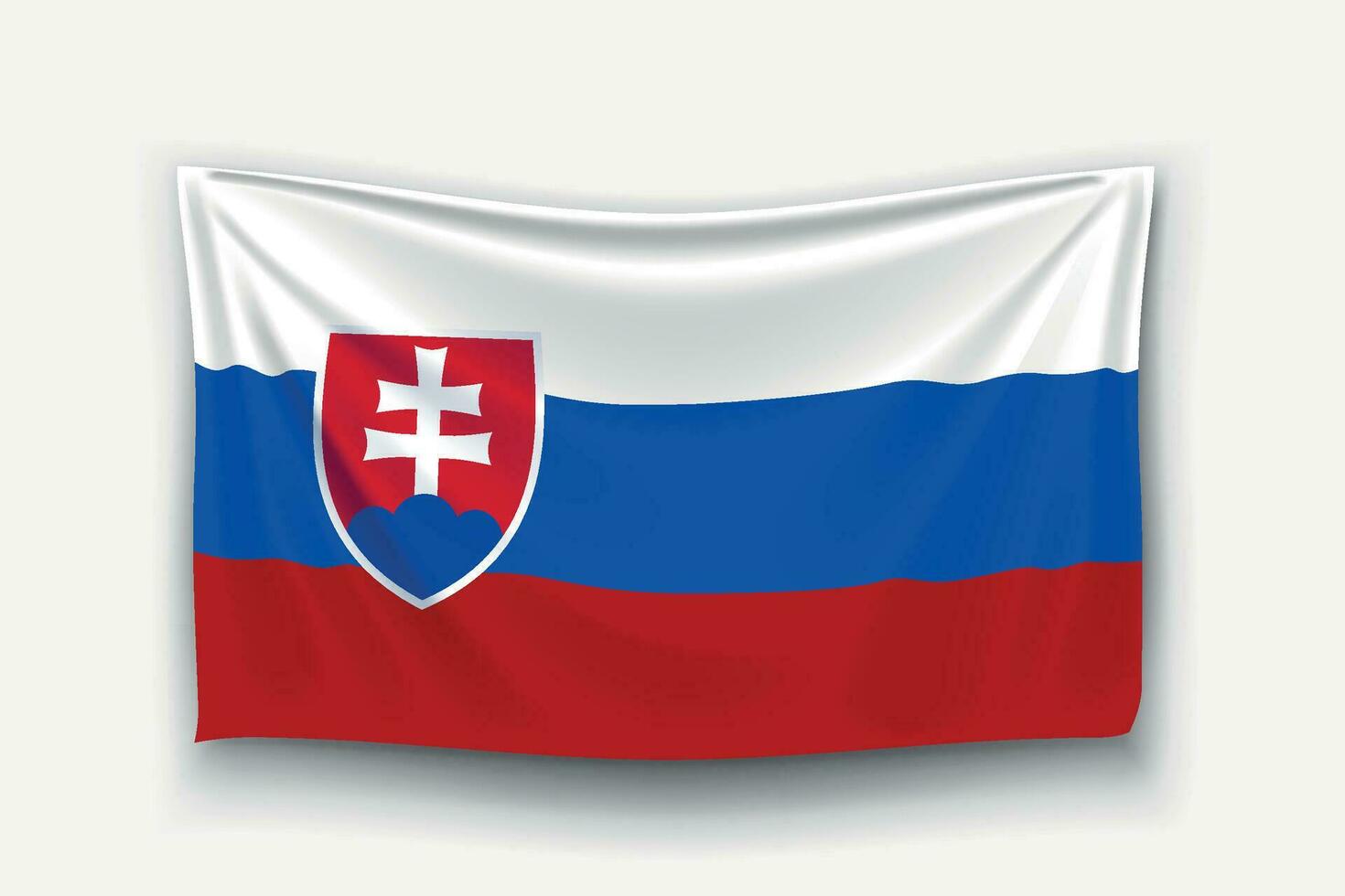 flag of slovakia vector