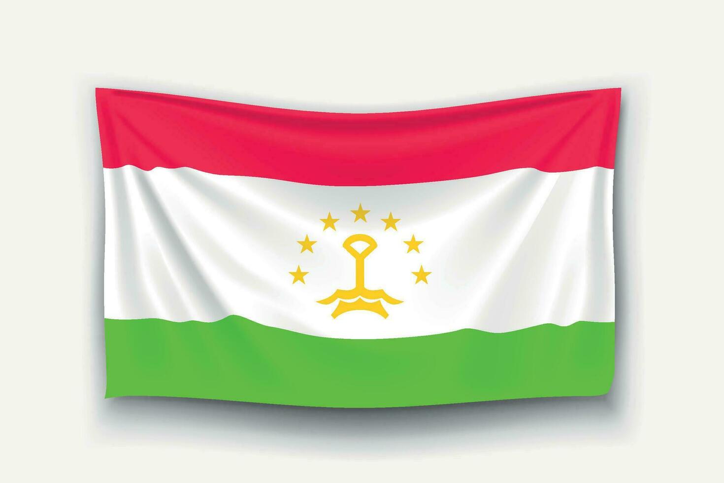 flag of tajikistan vector