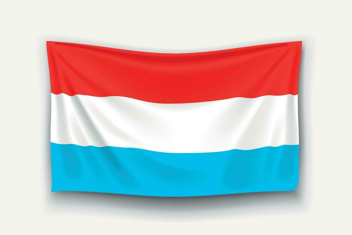 flag of luxembourg vector