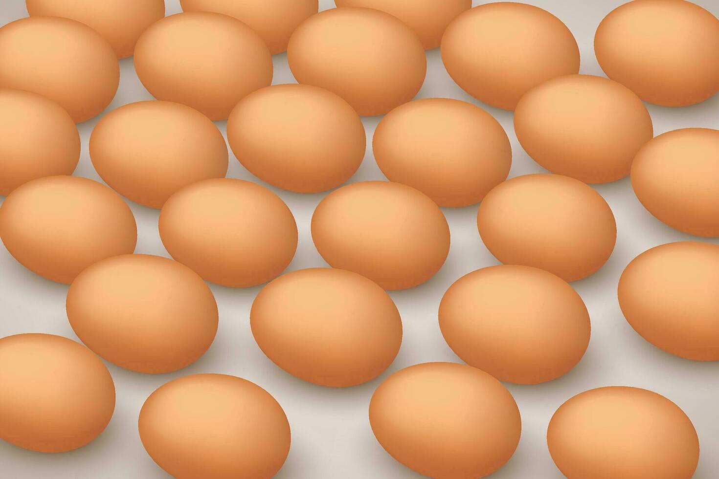 lot of eggs back vector