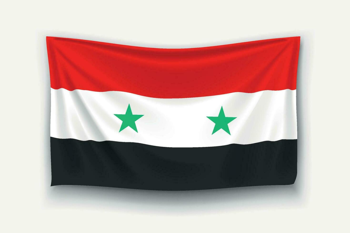 flag of syria vector