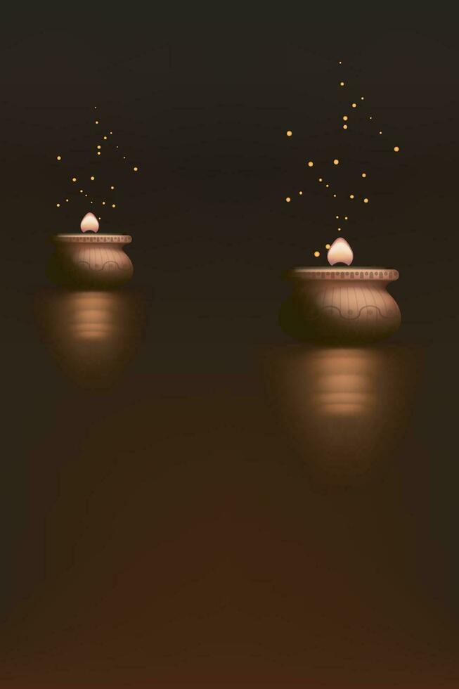 vouple of candles vector