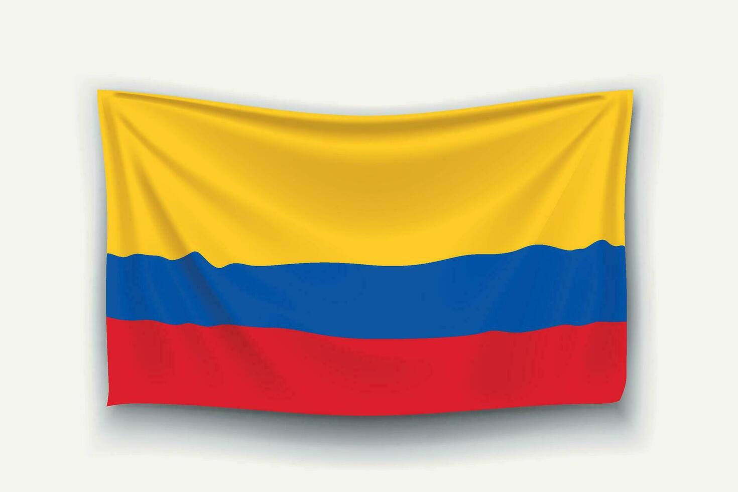 bandera de colombia vector