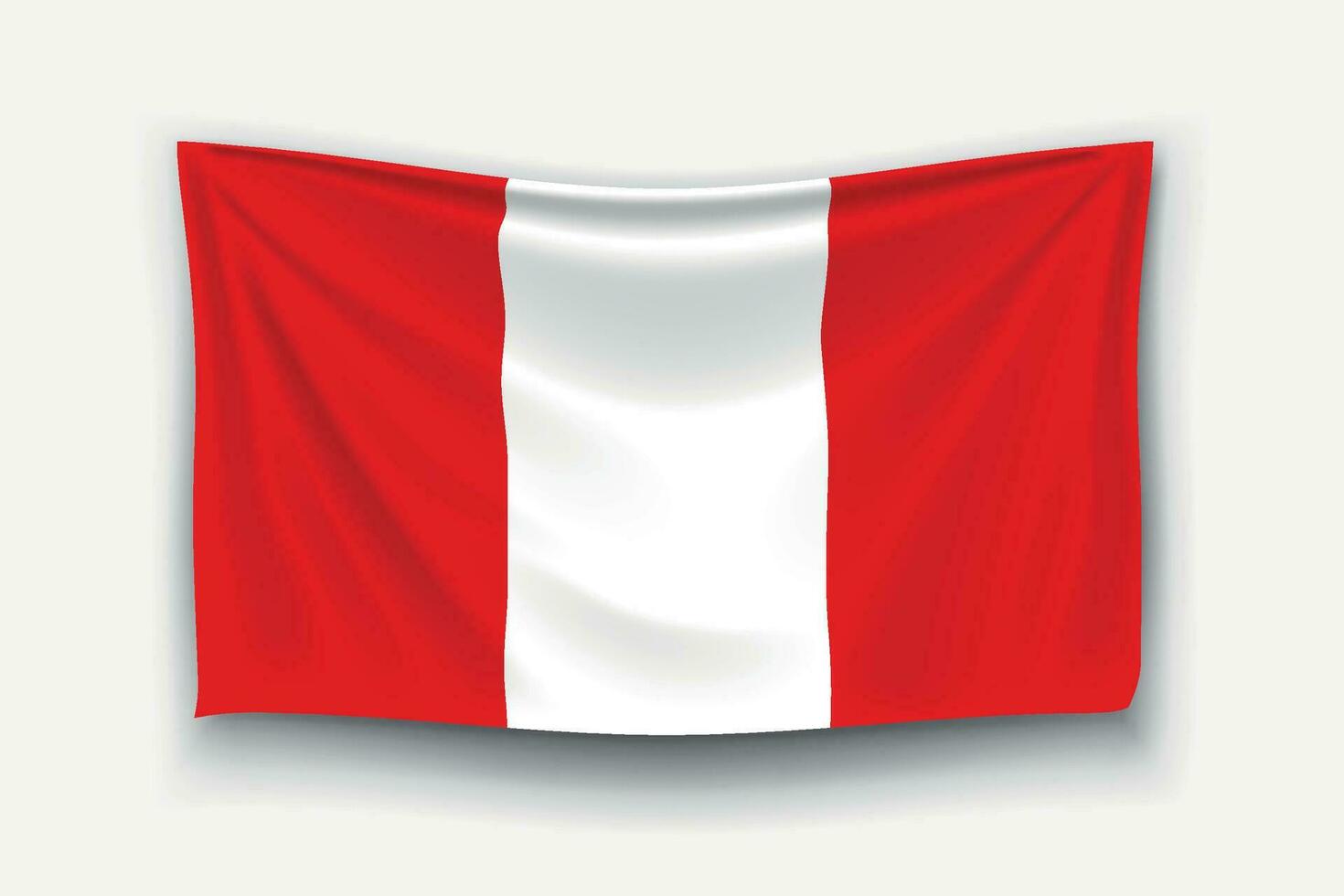 flag of peru vector