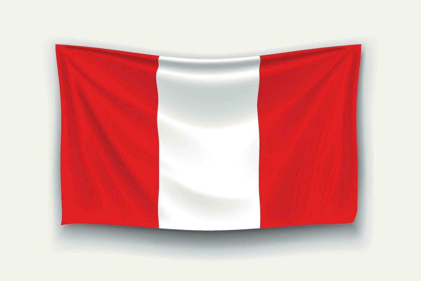 bandera de peru vector