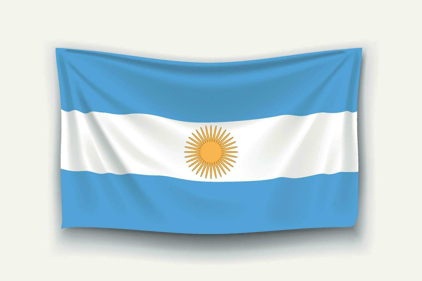 flag of argentina vector