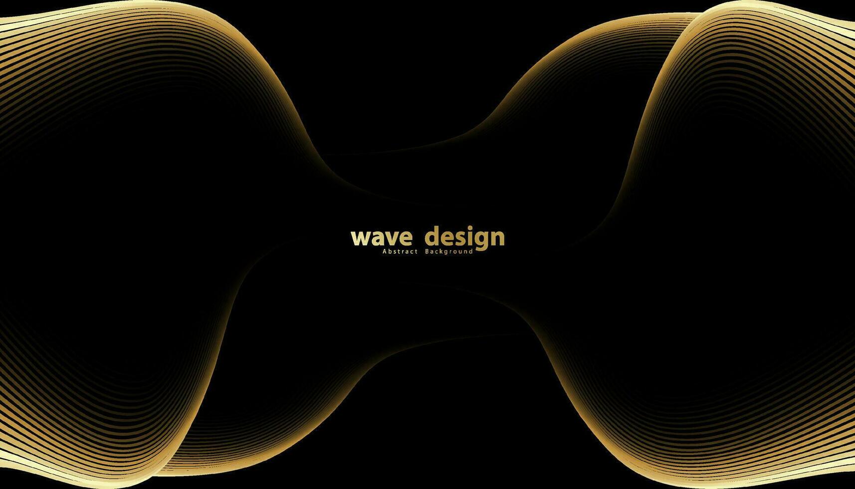 Premium background. Abstract luxury pattern. Gold waved lines background. Abstract gold curve line texture. vector illustration.