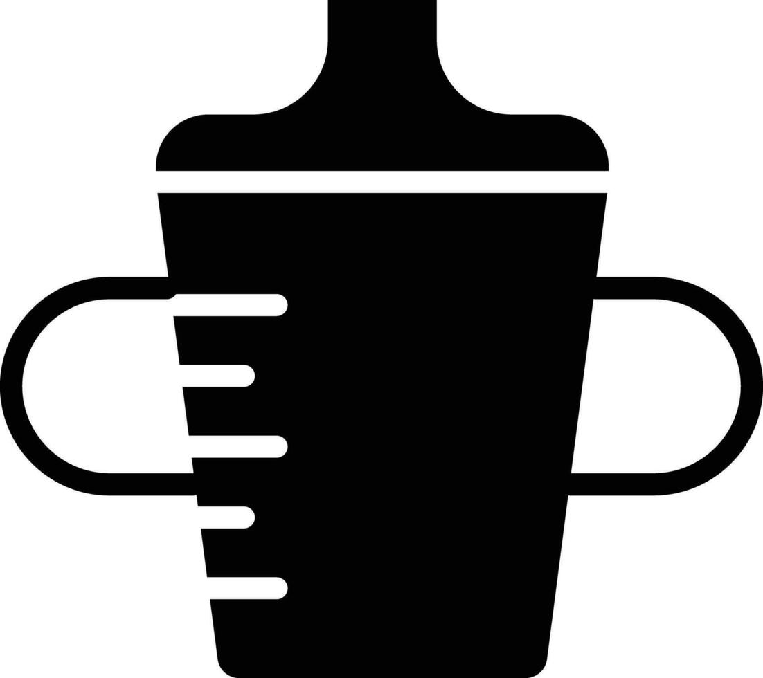 baby Bottle solid and glyph vector illustration solid and glyph vector illustration