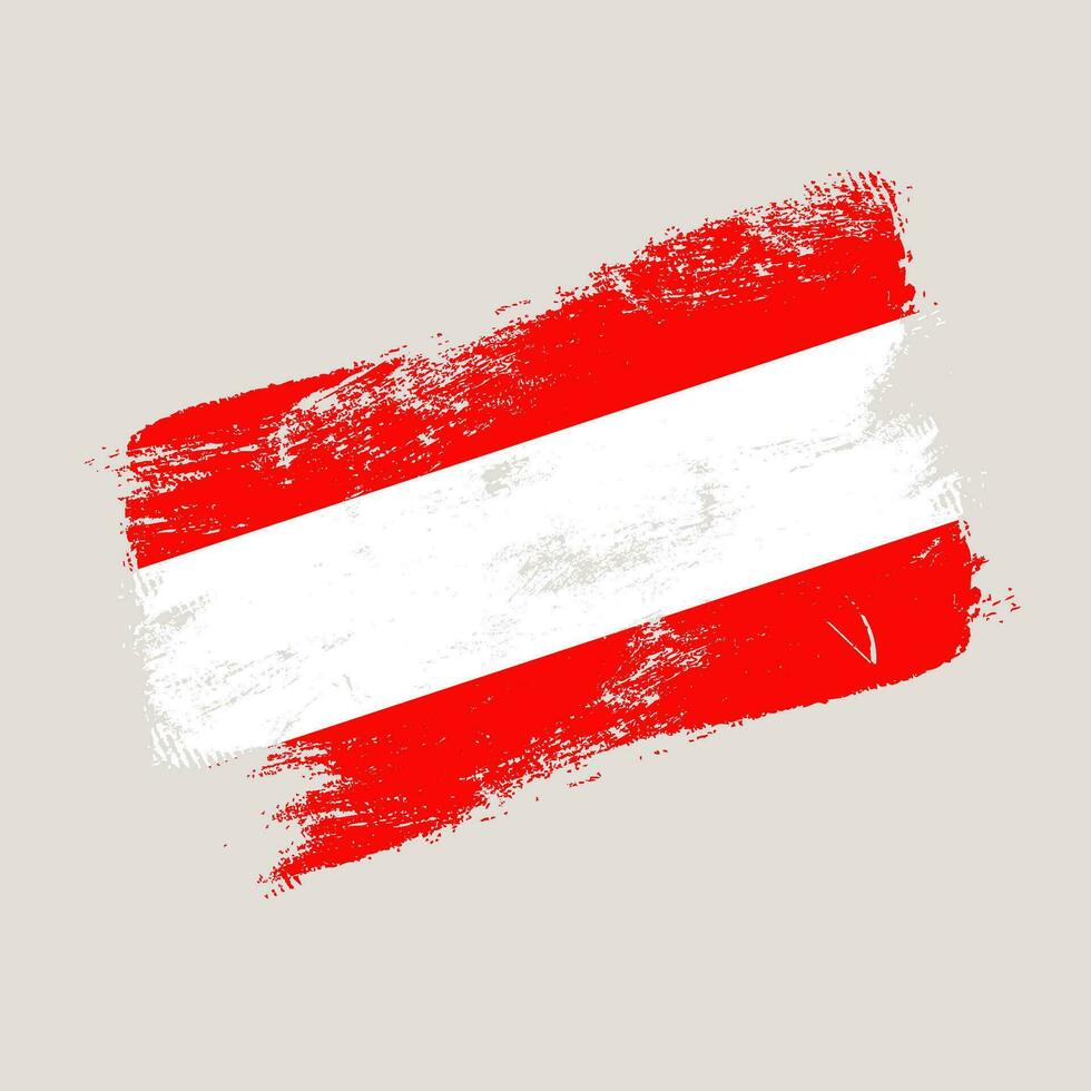 austria grunge flag. vector illustration national flag isolated on light background