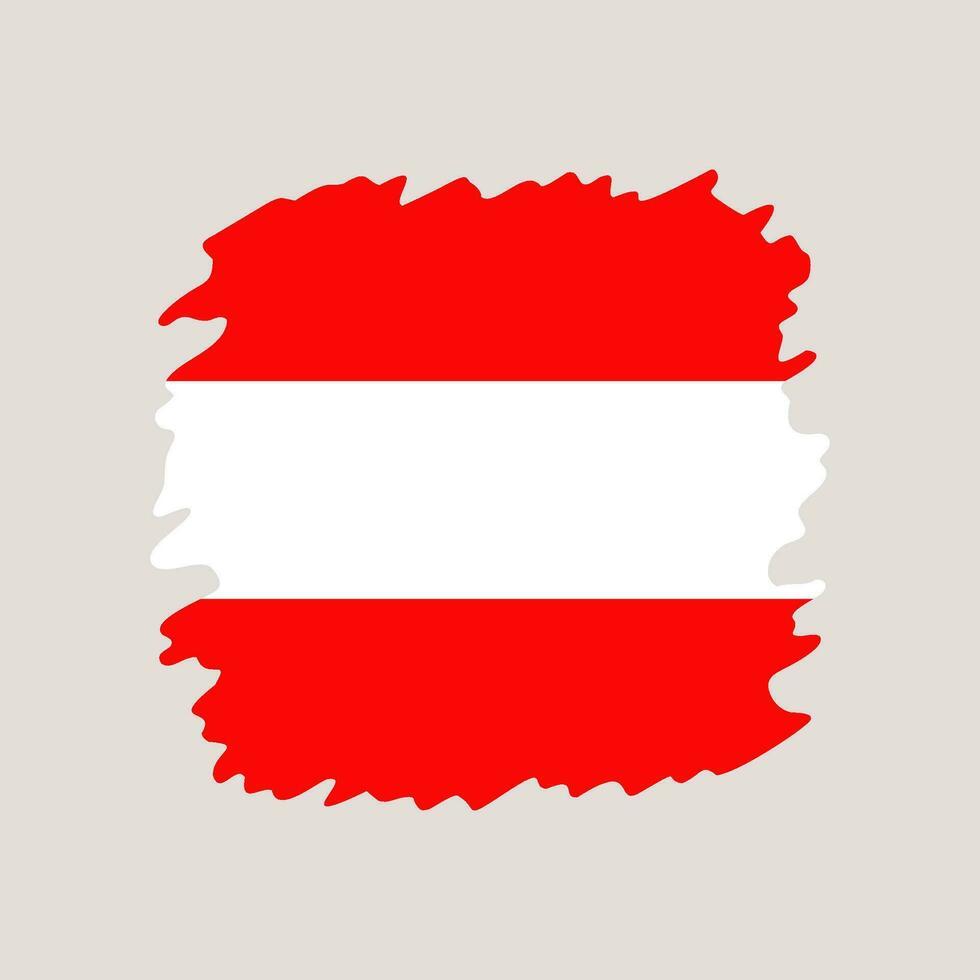 Austria grunge bandera. vector ilustración nacional bandera aislado en ligero antecedentes