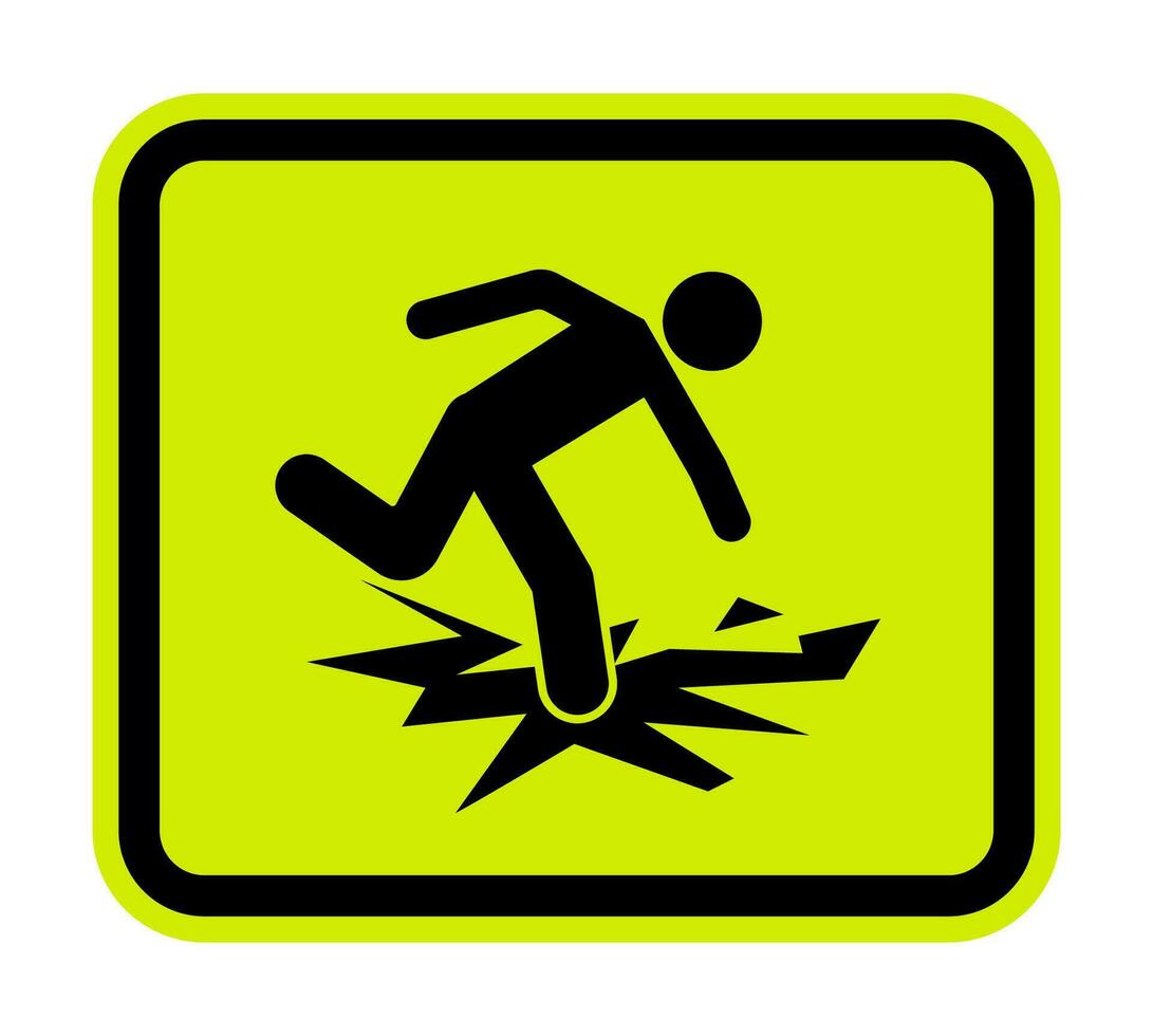 Danger Sign Do Not Walk On Ice vector