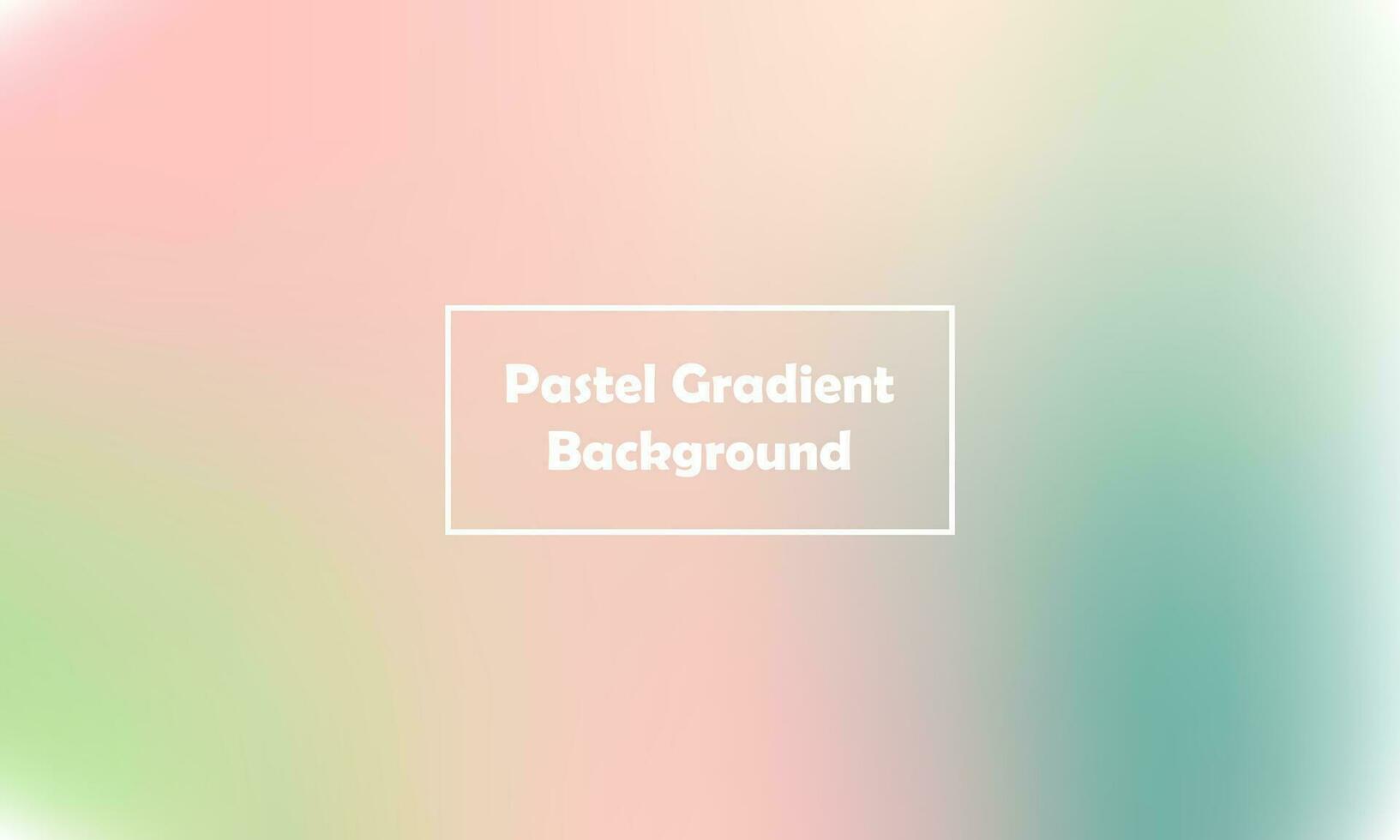 abstract gradient blur background with pastel, pink, green color vector