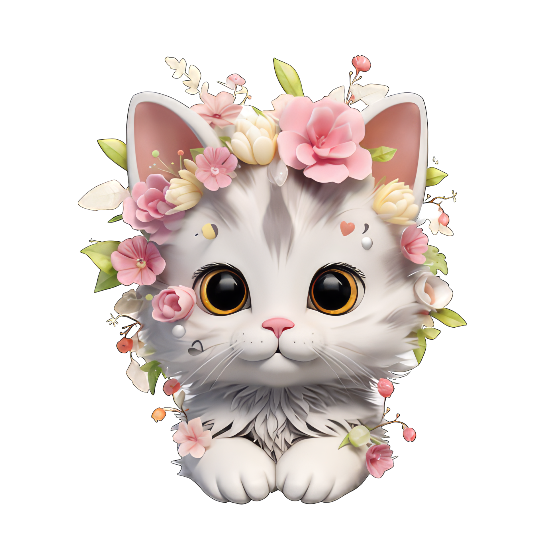 Ai Generated Cute Cartoon Elephant Smiling On Transparent Background Ai Generated Cute Cartoon Elephant Smiling On Transparent Background