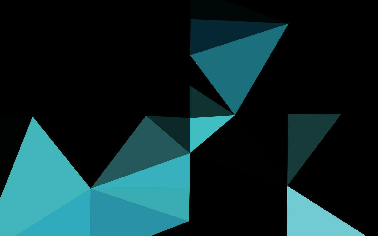 Light BLUE vector abstract polygonal layout.