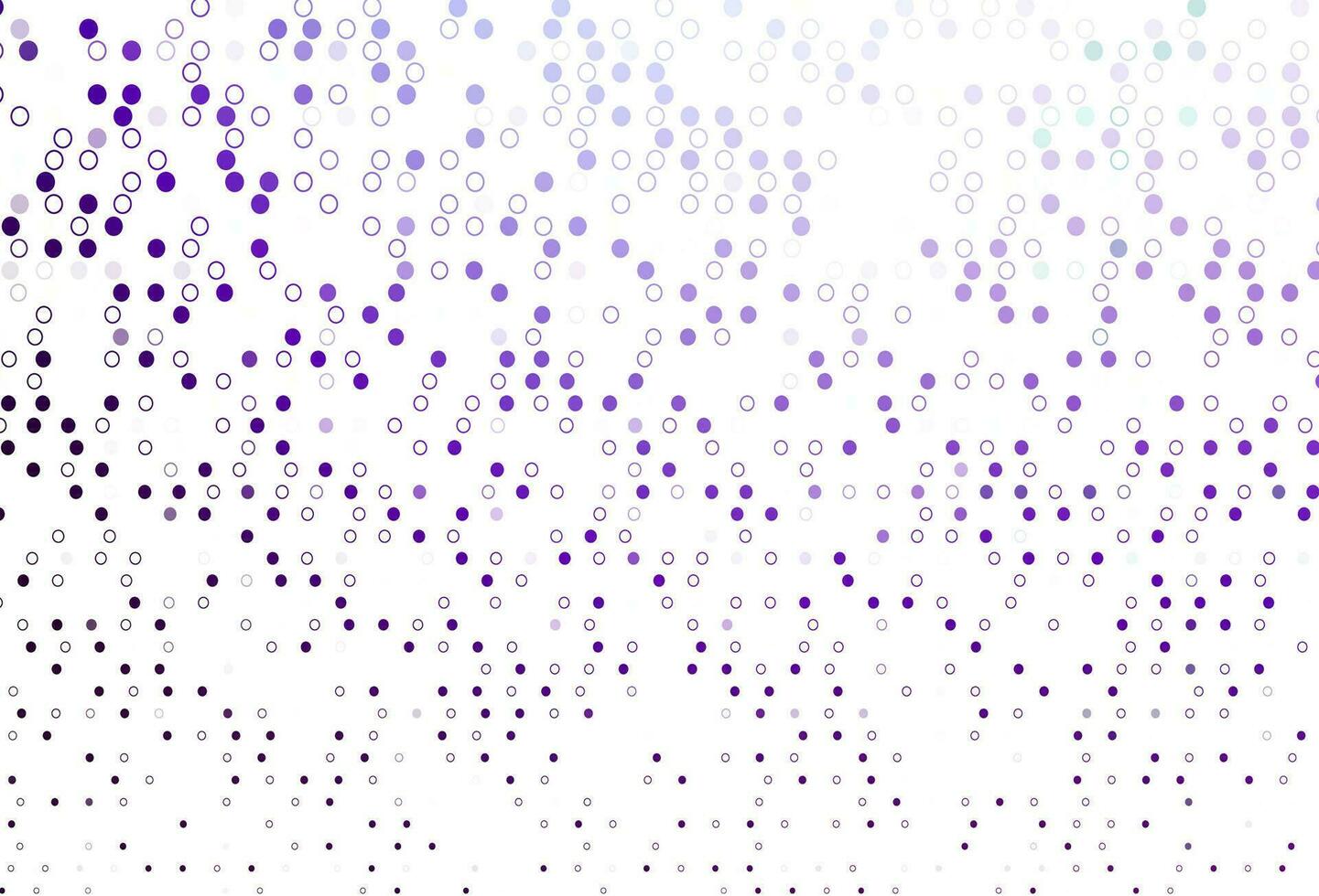 Light Purple vector pattern with spheres.