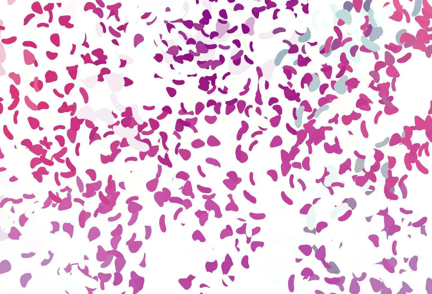 Light Purple vector pattern with chaotic shapes.