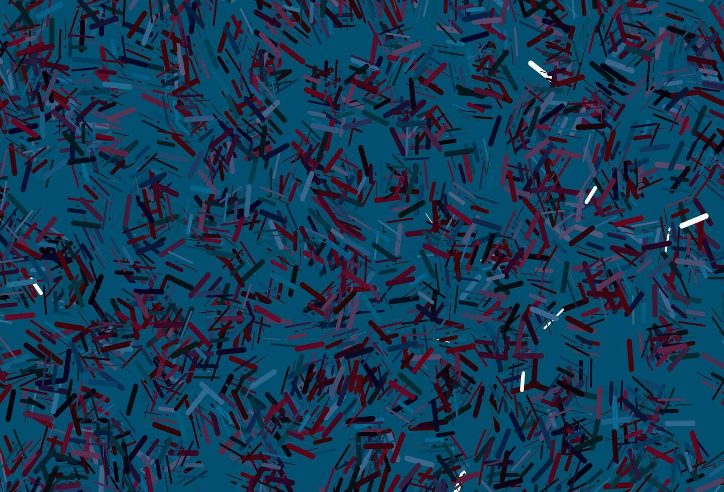 Dark purple vector texture with colorful lines.