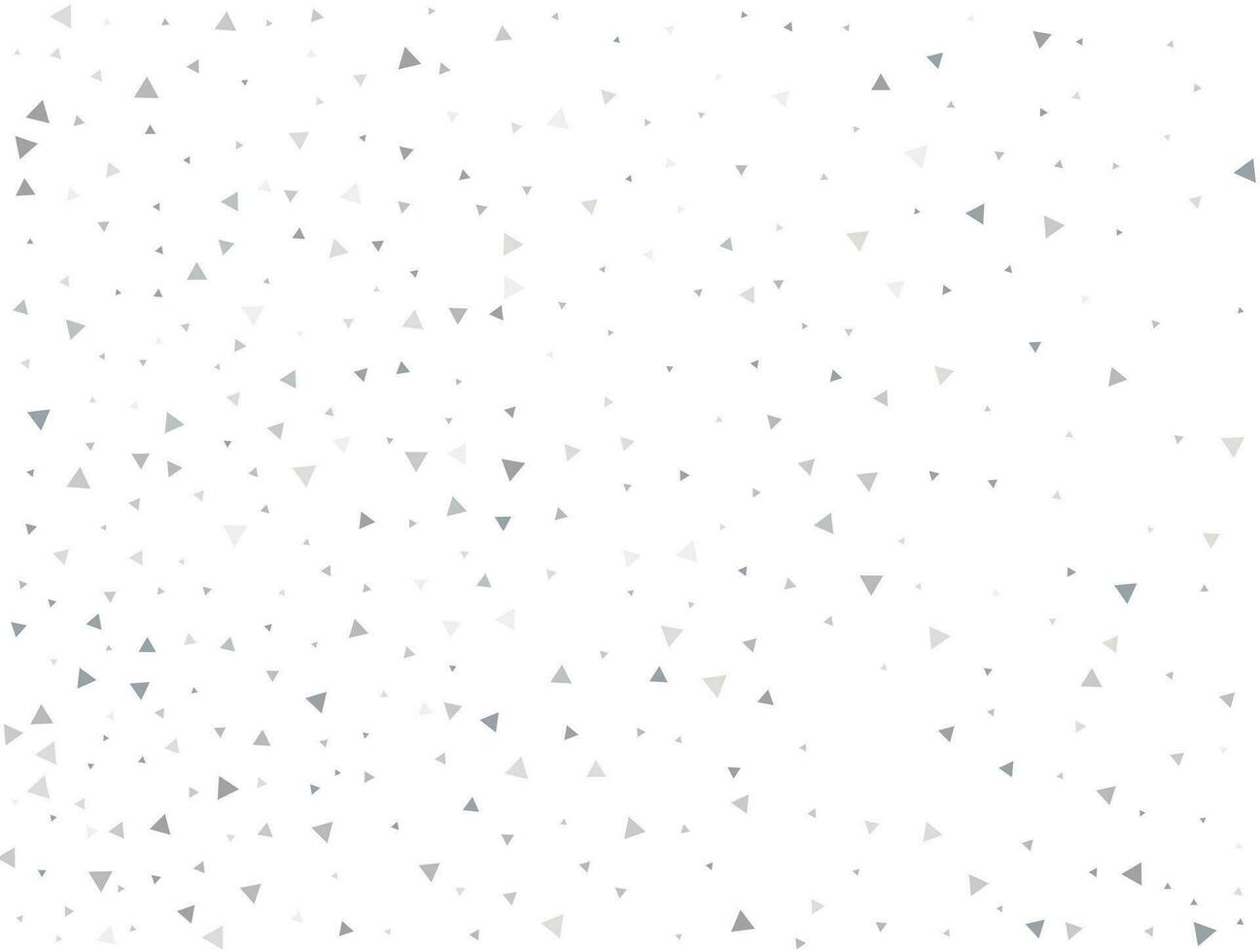 Wedding Light silver Triangular glitter confetti background. White festive texture vector