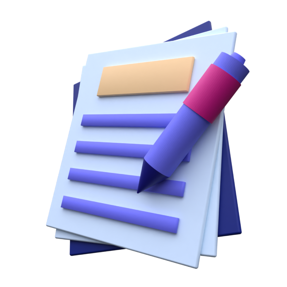 unique 3d rendering business management graph clipboard icon .Realistic vector illustration. png
