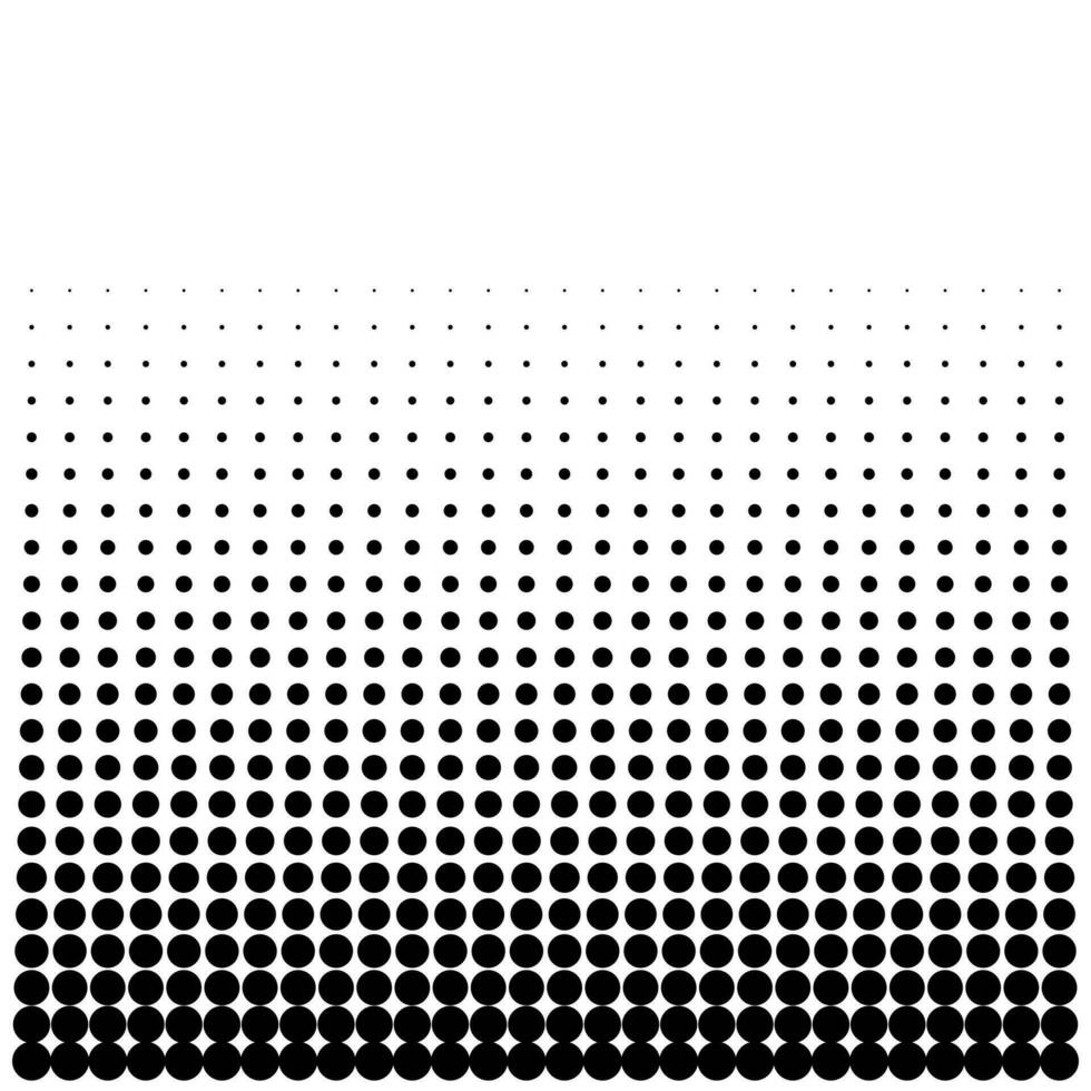 Abstract Black Halftone Dots Graphic Element Background Design, Polka Dot Template Vector