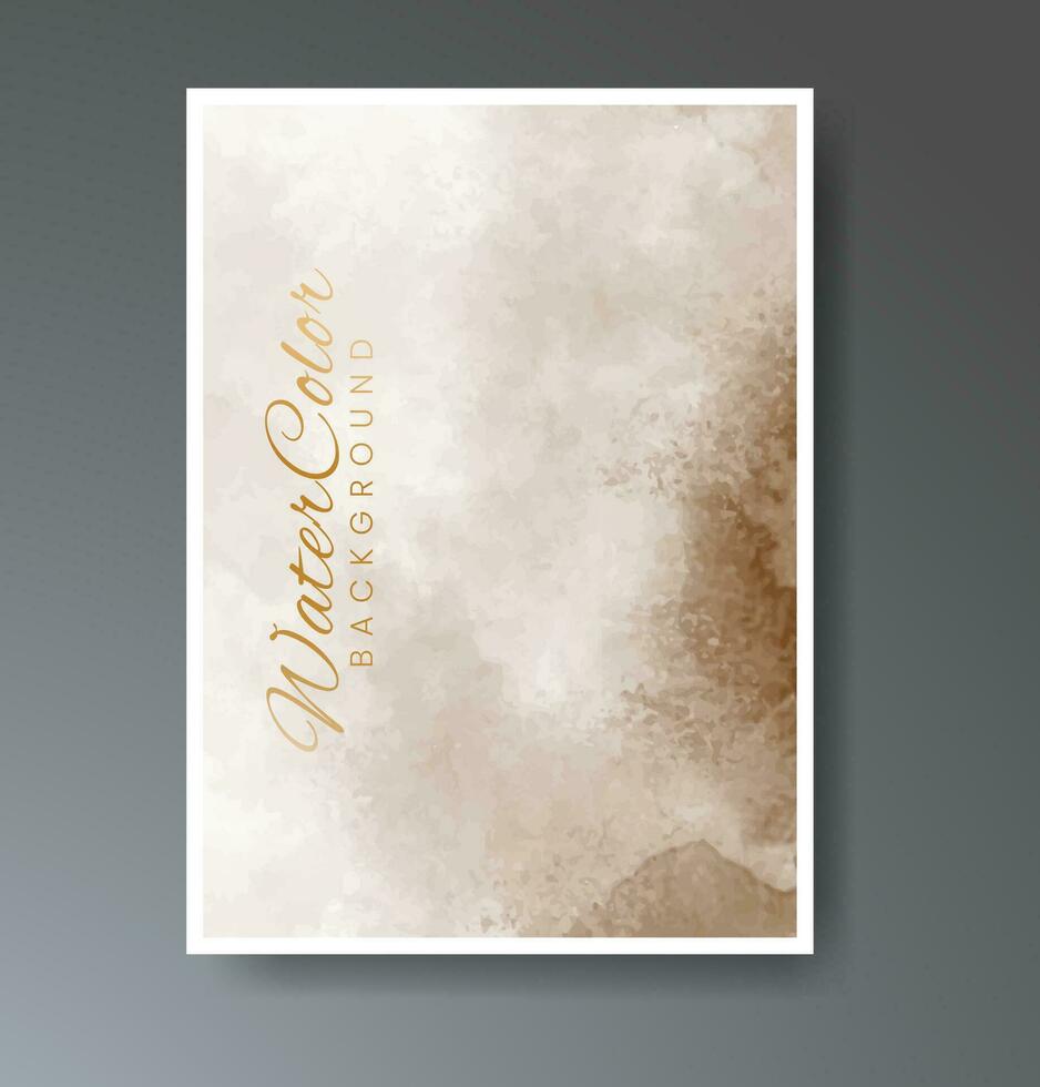 Set of creative hand painted abstract watercolor background. Design for your cover, date, postcard, banner, logo. vector