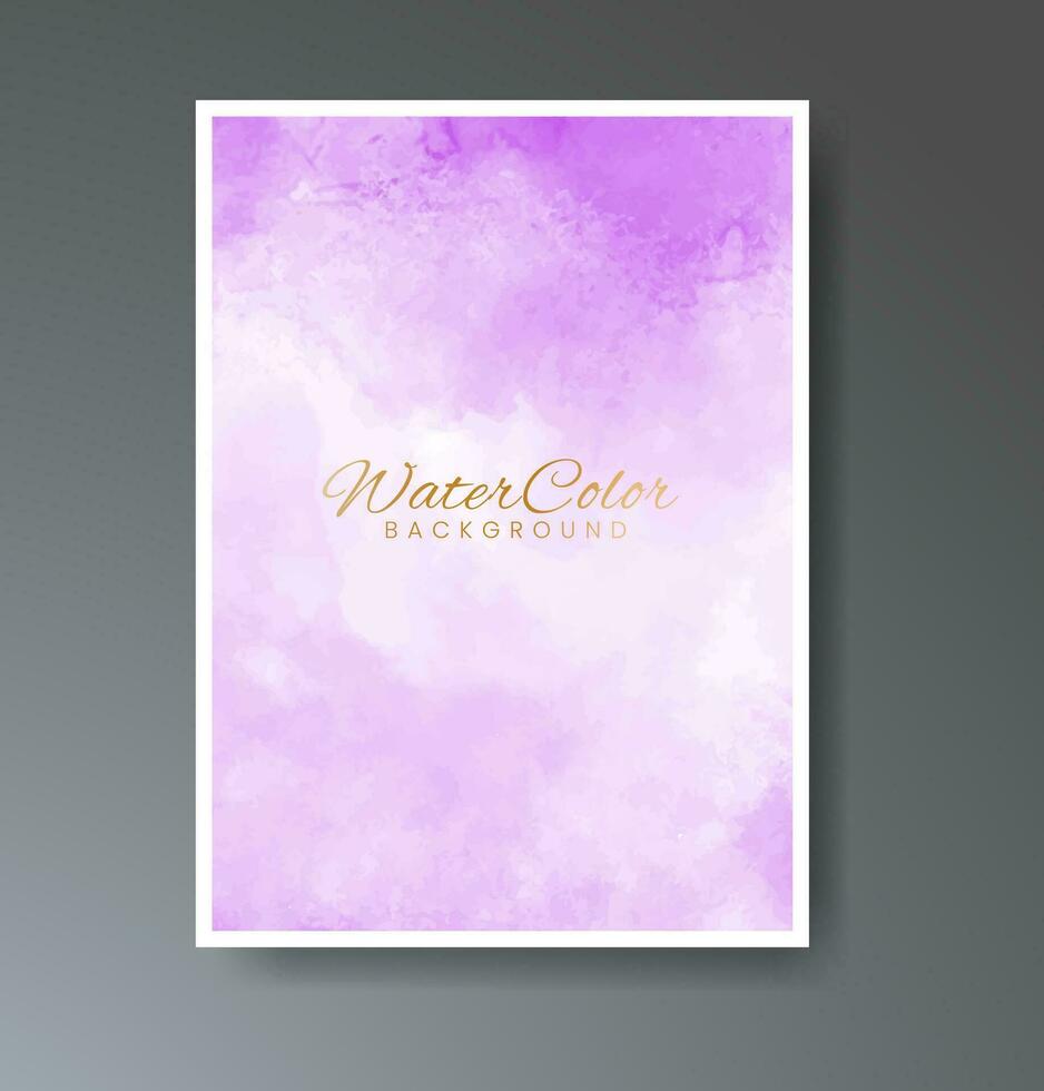 Set of creative hand painted abstract watercolor background. Design for your cover, date, postcard, banner, logo. vector