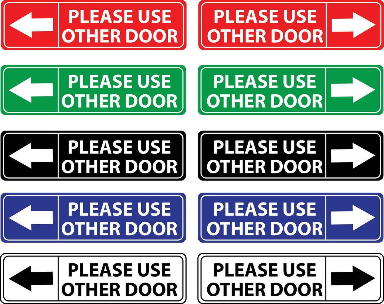 Please use other door graphic icon. Information label sign. Notice text direction symbol. flat style. vector