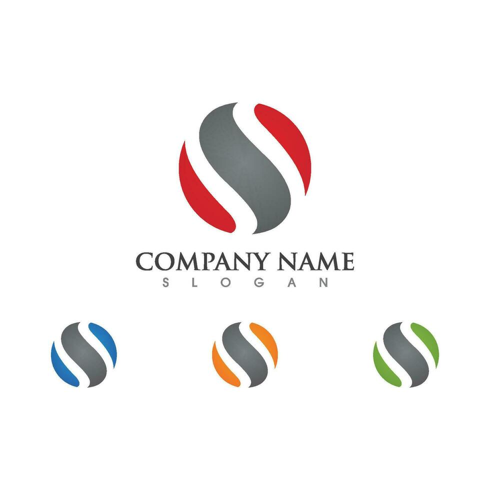 Business corporate S letter logo vector