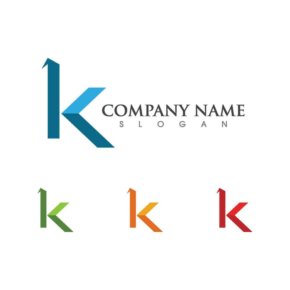 K Letter Logo Template vector