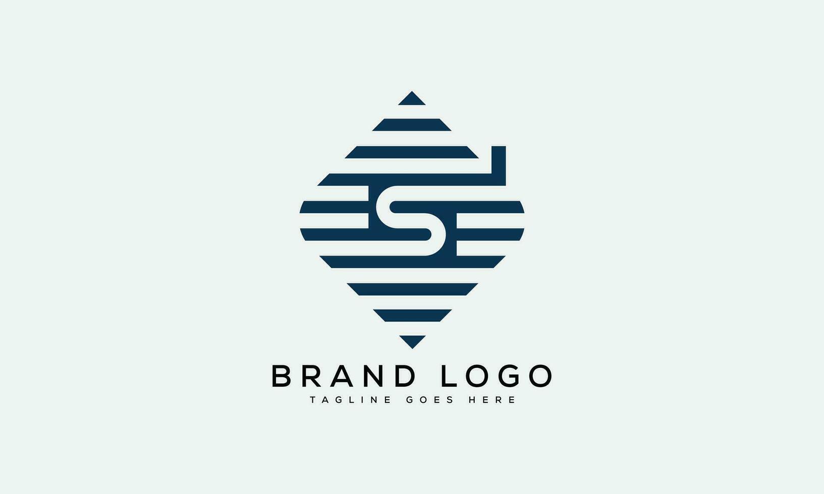 letter S logo design vector template design for brand.