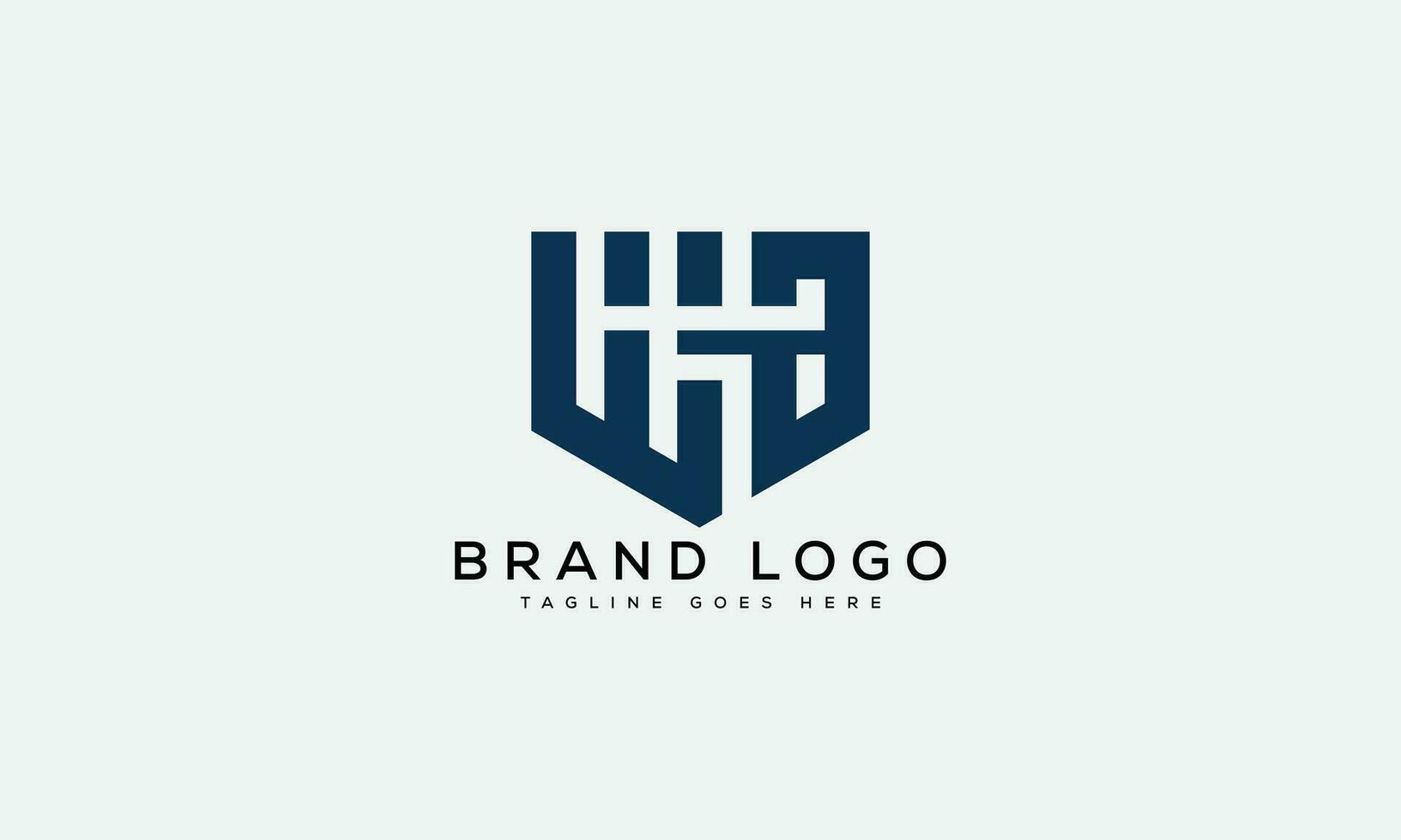 letter WA logo design vector template design for brand.