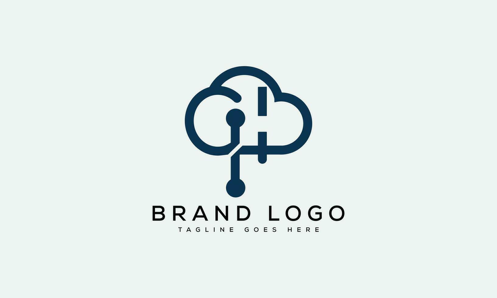 letter H logo design vector template design for brand.