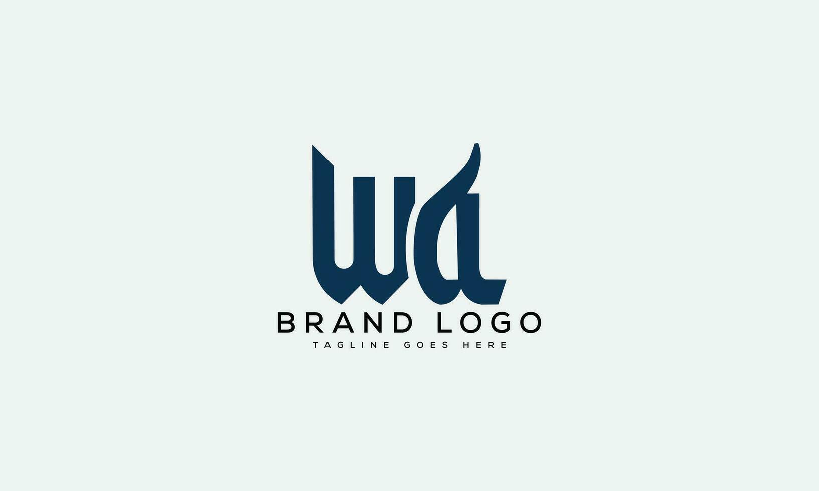 letter WA logo design vector template design for brand.
