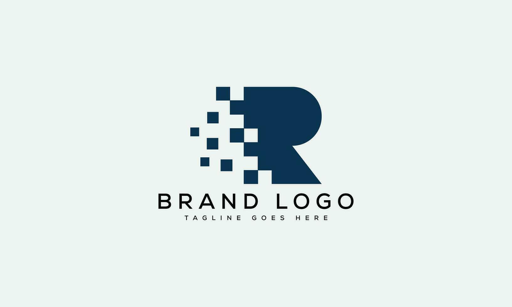 letter R logo design vector template design for brand.